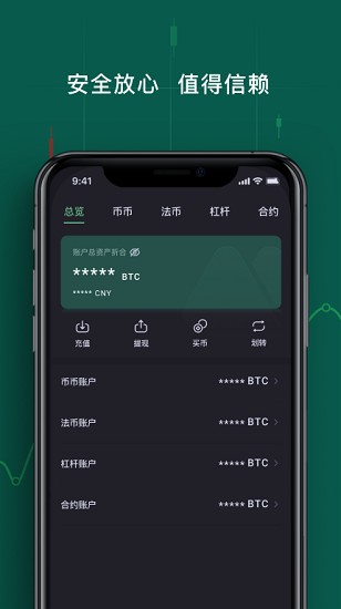数字货币交易界面