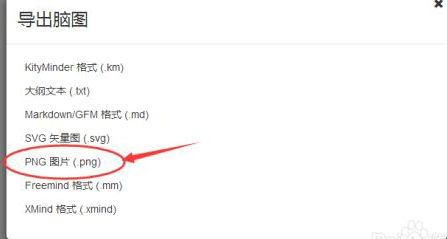 百度脑图导出PNG图片详细步骤