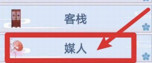 媒人系统入口示意图