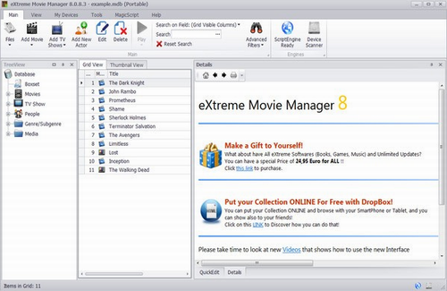 EXtreme Movie Manager(u89c6u9891u7ba1u7406u8f6fu4ef6) 
