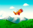 卡通小飞机休闲飞行挑战