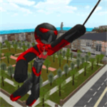 火柴人城市绳索英雄3D动作手游下载v1.08 内置菜单版