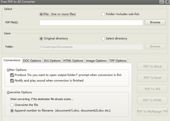 Free PDF to All Converteru4e2du6587u7248(PDFu8f6cu6362u5668) 