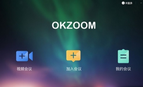 OKZOOM会议界面示意图