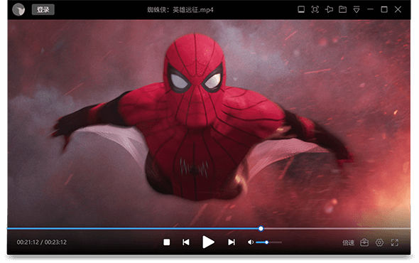 播放调速界面示意图